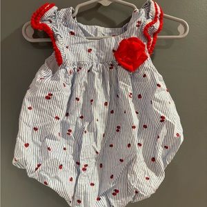 9month gently used lady bug onsie